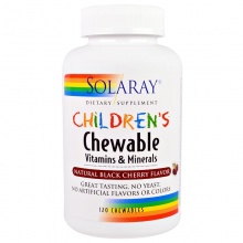  Solaray Kids Chewable Vitamins and Minerals 120 
