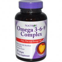  Natrol Omega 3-6-9 Complex 90 