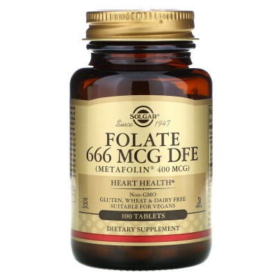  Solgar Folate 400  (as Metafolin) 100 