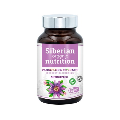  Siberian Organic Nutrition Passiflora Extract 60 